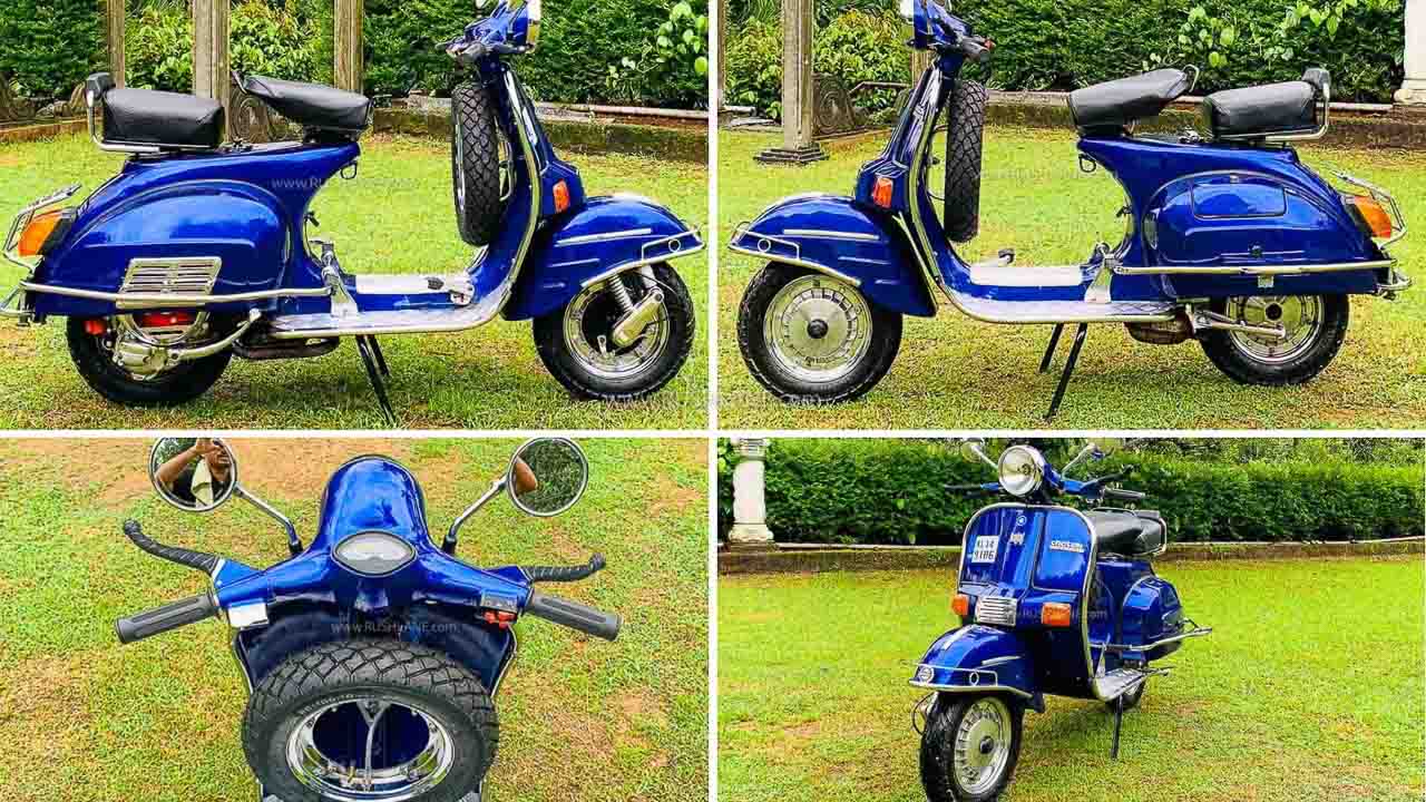 1993 Bajaj Chetak Scooter Restored To Full Glory Modified